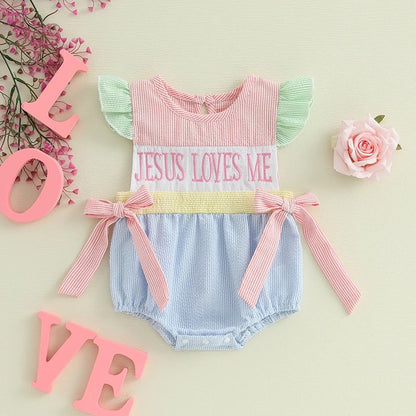 Jesus Loves Me Bubble Outfit