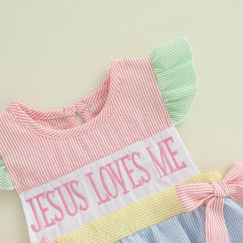 Jesus Loves Me Bubble Outfit